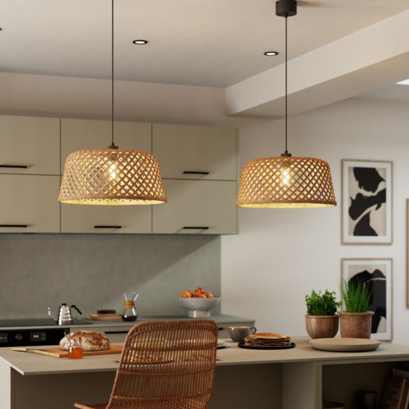 Lampe Gallito 48 cm Bambus E27