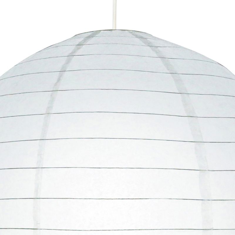 Papirlampeskærm Raqis 58 cm Hvid