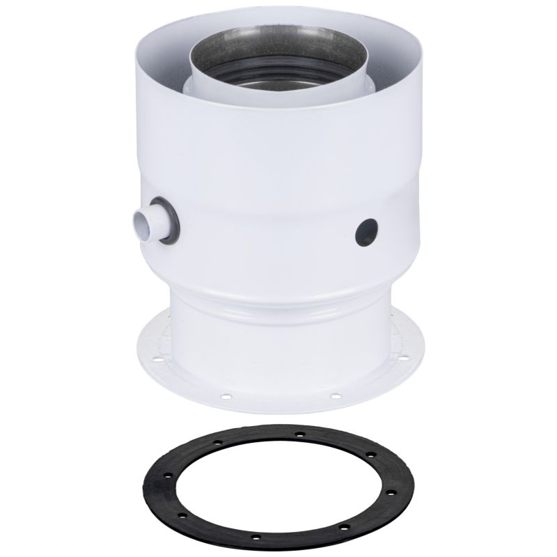 Adapter 60/100-80/125 T Hvid | 5907520928614