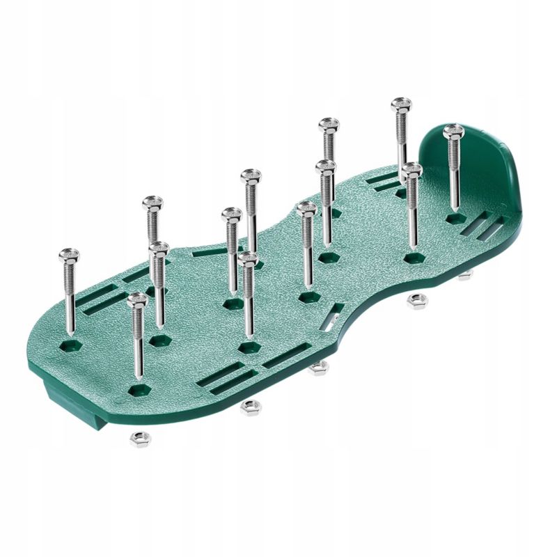 Aerator KADAX vertikulator til græsplæner med store metalpigge til sko, 1 stk.