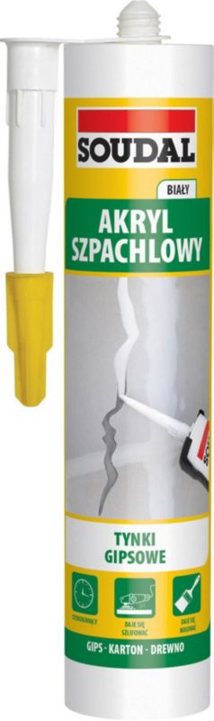 Soudal let spartelakryl 280 ml