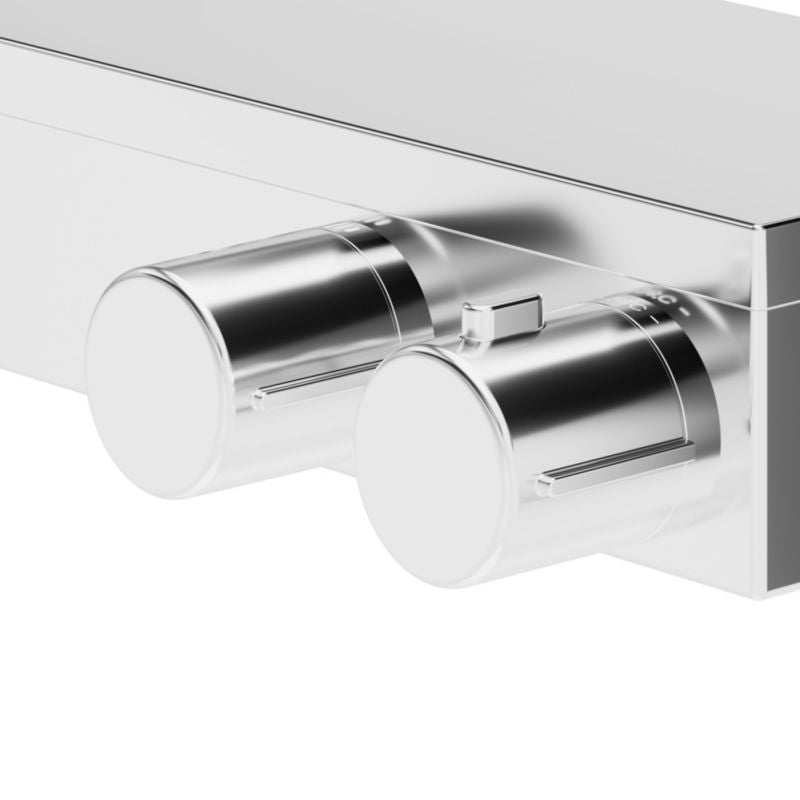 GoodHome Kolima termostatisk brusebatteri i krom