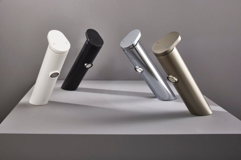 GoodHome Nyasa Inox vaskebatteri til badeværelse