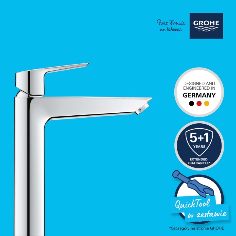 Grohe Start Quickfix XL krom håndvaskarmatur