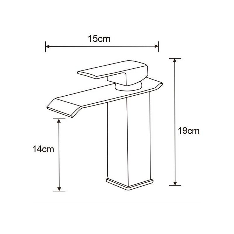 Mexen Apus sort håndvaskarmatur 1 stk.