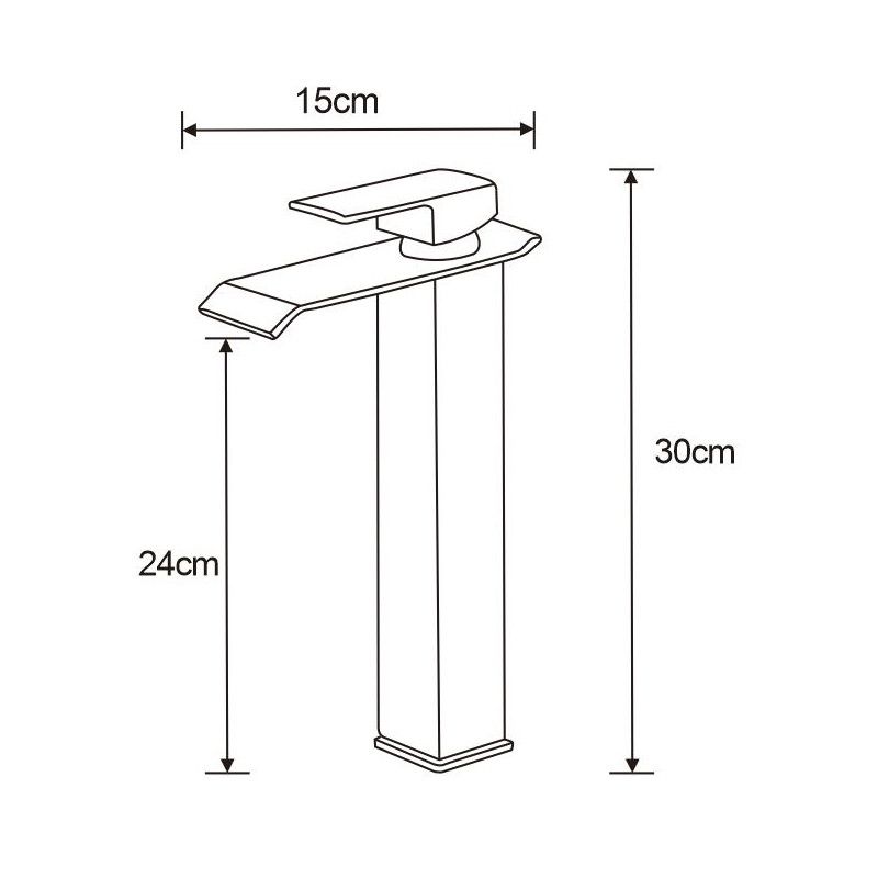 Mexen Apus sort høj vaskebatteri 1 stk.