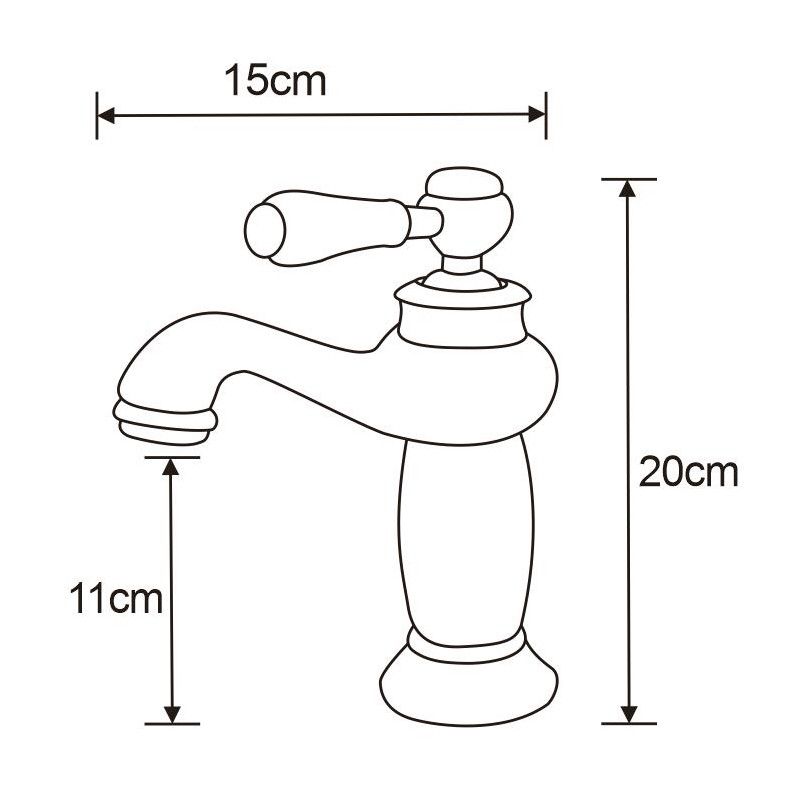 Mexen Draco kromet vaskarmatur 745400-00 1 stk.
