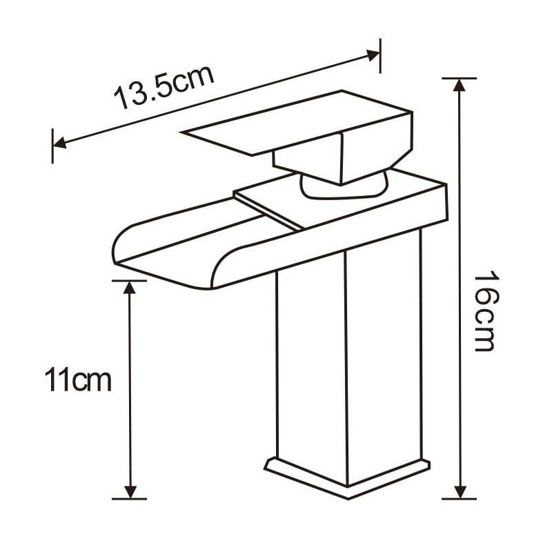 Mexen Hydra kromet vaskebatteri 744900-00 1 stk.