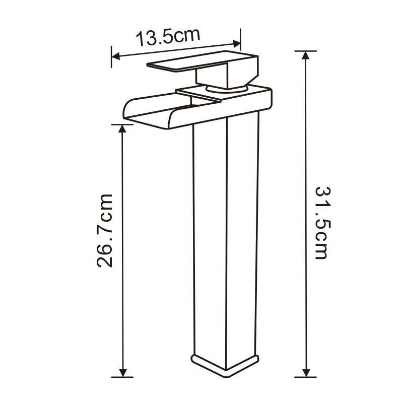 Mexen Hydra høj vaskebatteri i guld, 1 stk.