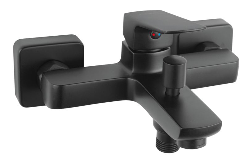 Ferro Azurro Eco badekarbatteri i mat‑sort