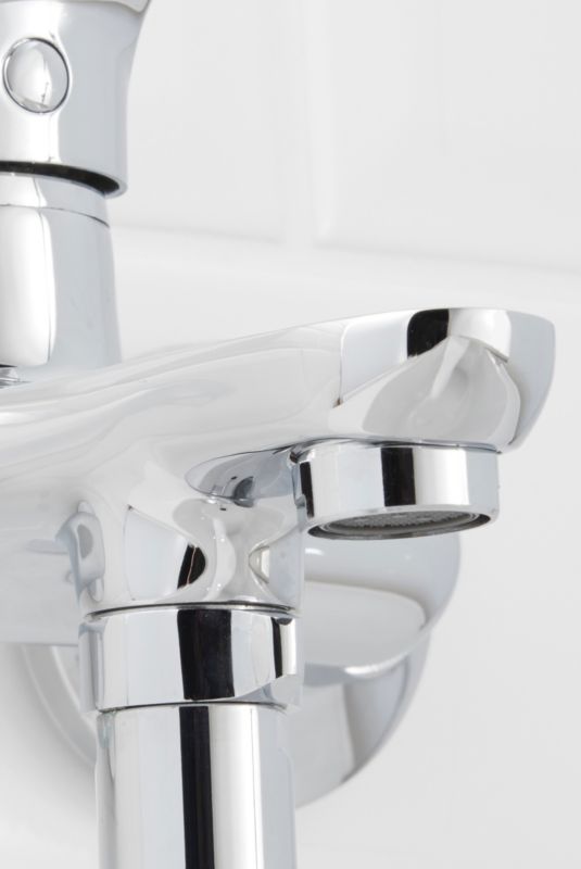 Ferro Rico Eco krom badekarbatteri til vægmontering