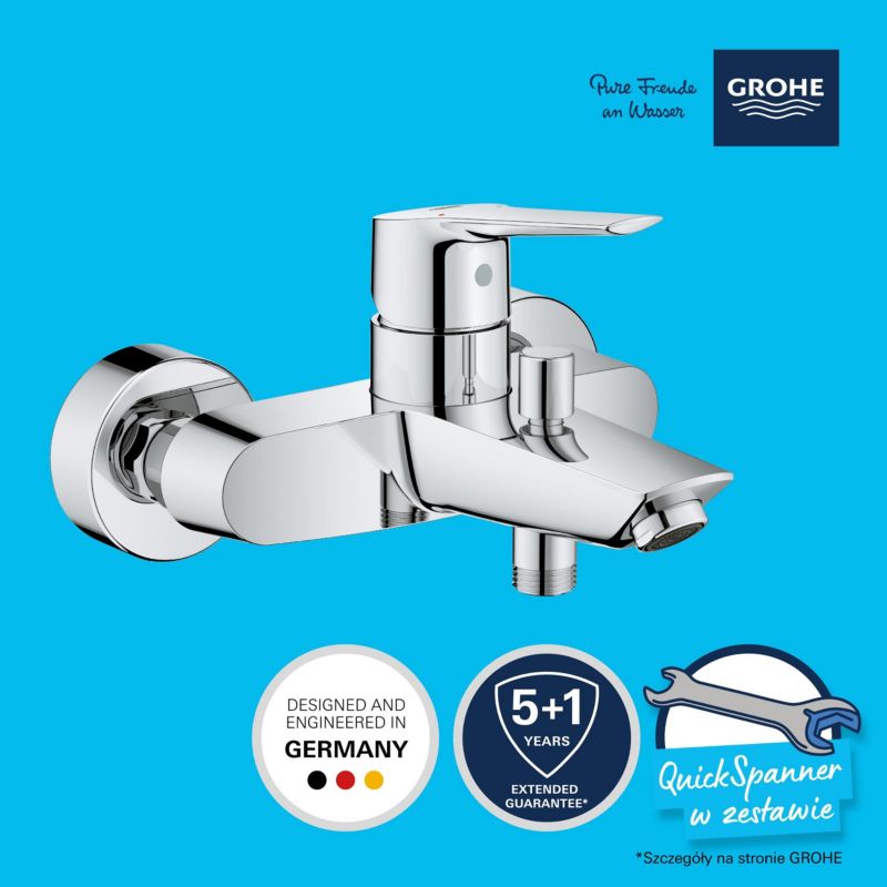 Grohe Start Quickfix krom badekarbatteri