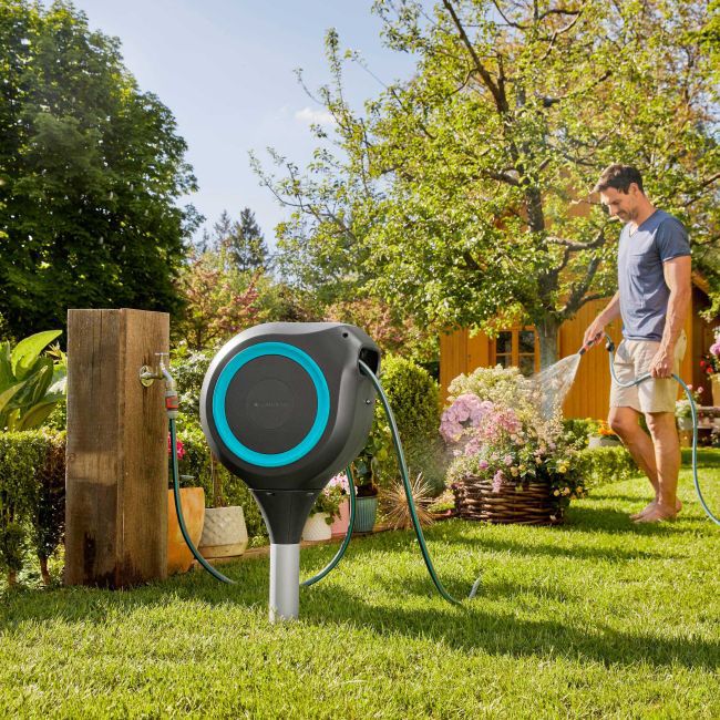 Gardena RollUp M 20 m jordspydslignende slangeopruller til have