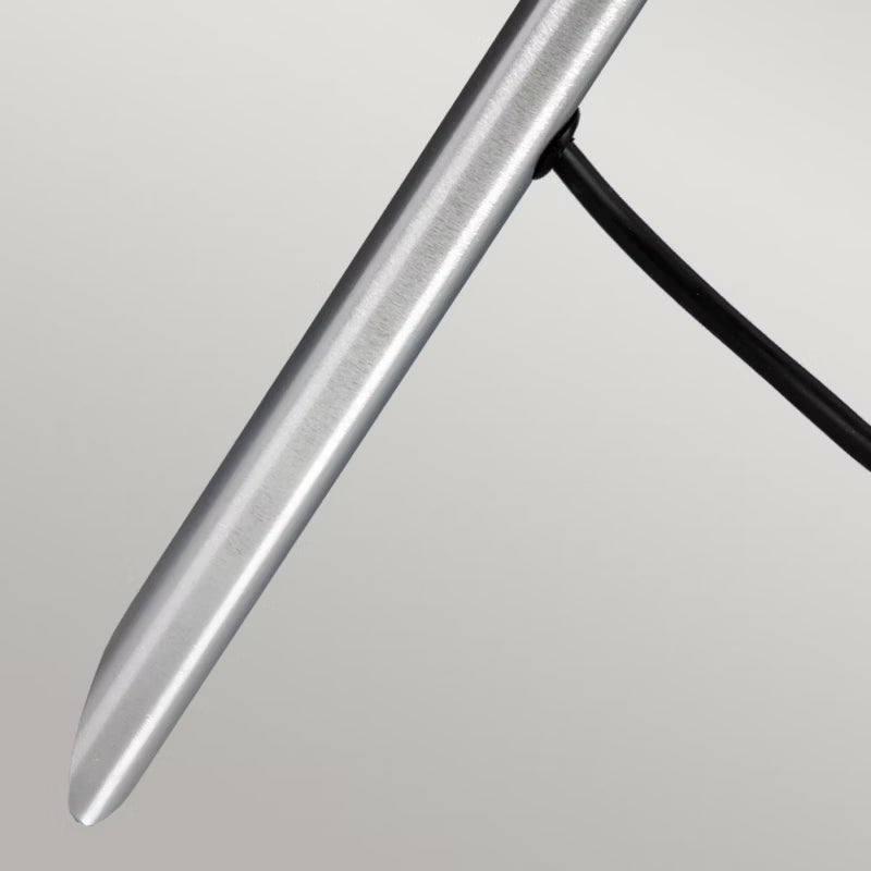 Bedlampe Spennymoor 9x6 cm LED IP54 Grå