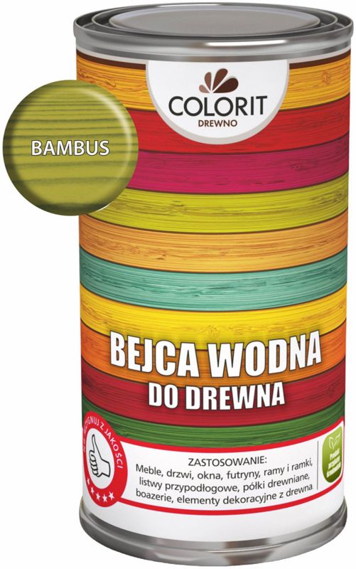 Vandbaseret bejdse Colorit Bambustræ 0,5 l
