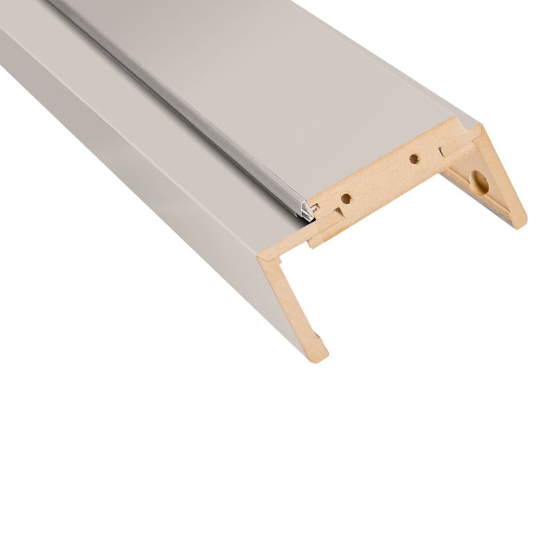 Justerbar karmbjælke Fortia 115-135 mm 80 til døre uden fals i kashmir