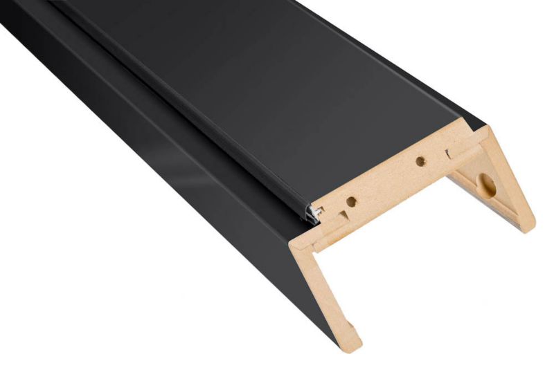 Regulerbar karmbjælke Stira Door 140 - 180 mm 70 sort premium