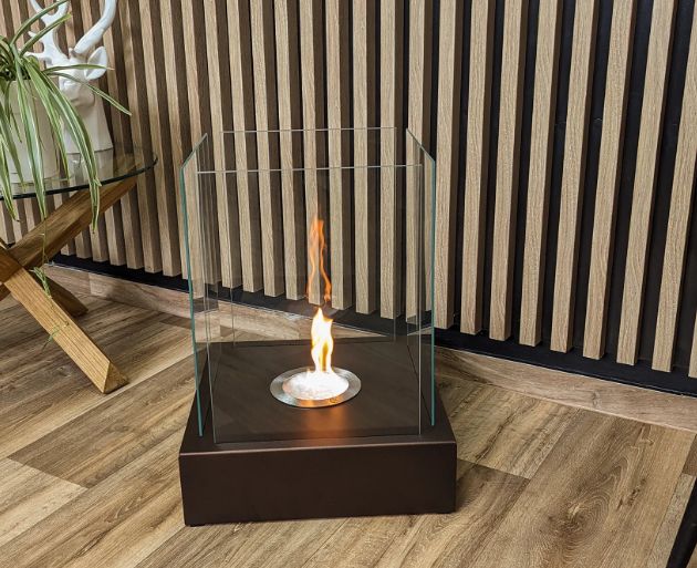 Fritstående biopejs BiokominkiGMT Sunset Garden brun 1 stk