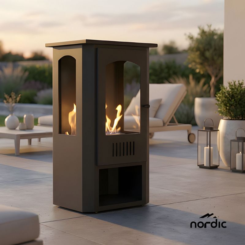 Biopejs Verra Flame 39x69 cm Sort