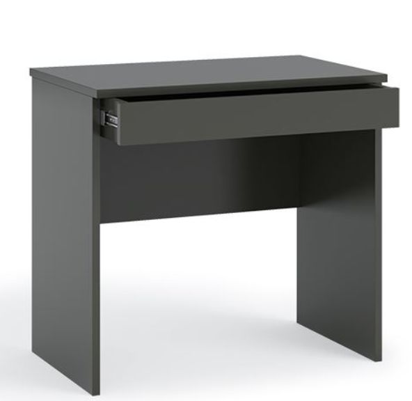 Bettso Liliput kompakt skrivebord med skuffe i grafit, 1 stk.