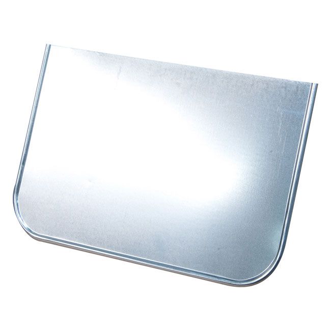 Gulvplade til Brændeovn 45x30 cm Galvaniseret Stål Sølv