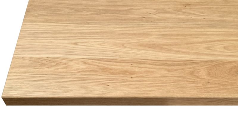 Træbordplade 3,7 x 62 x 246 cm vildt olieret eg