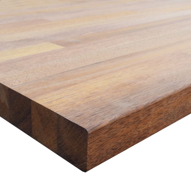 Massivt træbordplade Biuro Styl 4 x 60 x 300 cm i rå merbau