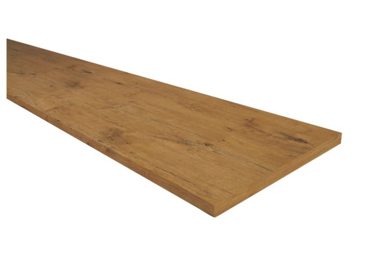 Laminatbord 3,8 x 60 x 305 cm i solskins-eg