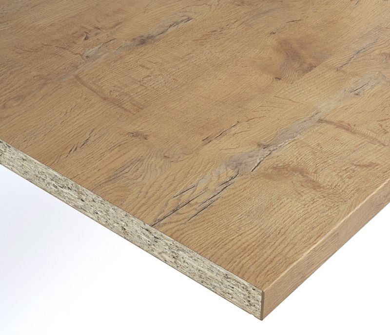 Laminatbord 3,8 x 62 x 305 cm i solskins-eg