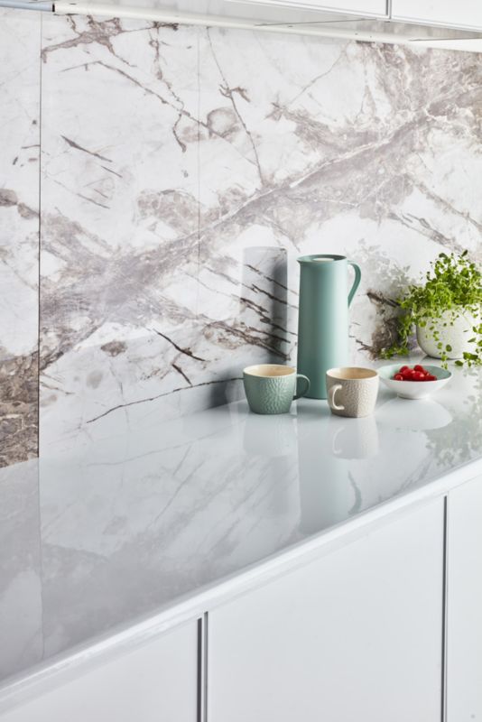 Laminatbord Biuro Styl 2,8 x 60 x 305 cm hvid