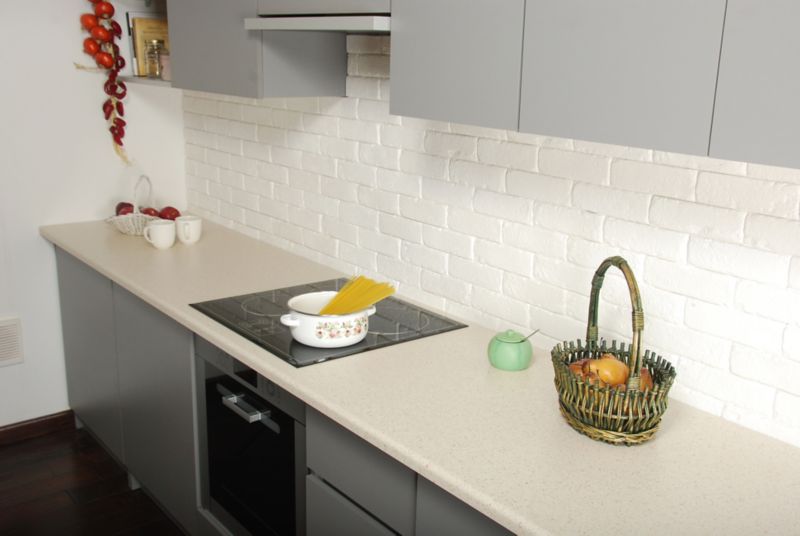 Laminatbord Biuro Styl 2,8 x 60 x 305 cm chip sand