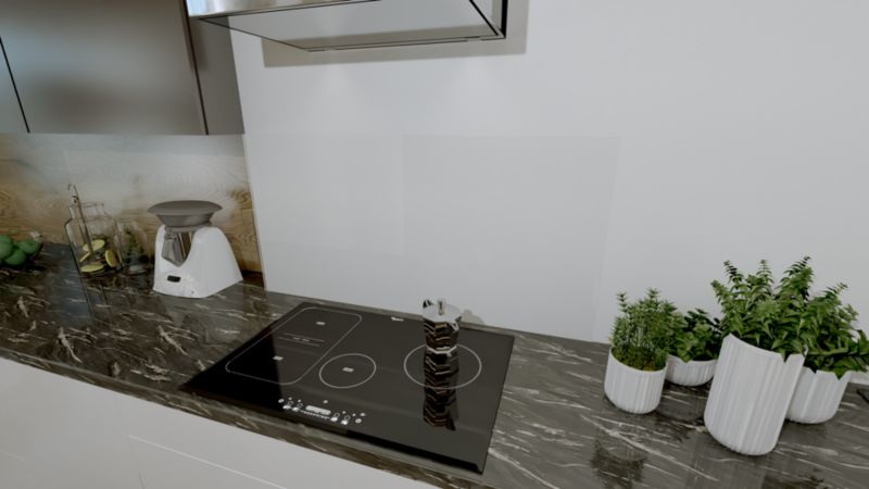 Laminatbord Biuro Styl 3,8 x 62 x 305 cm marmor Loretto 185W