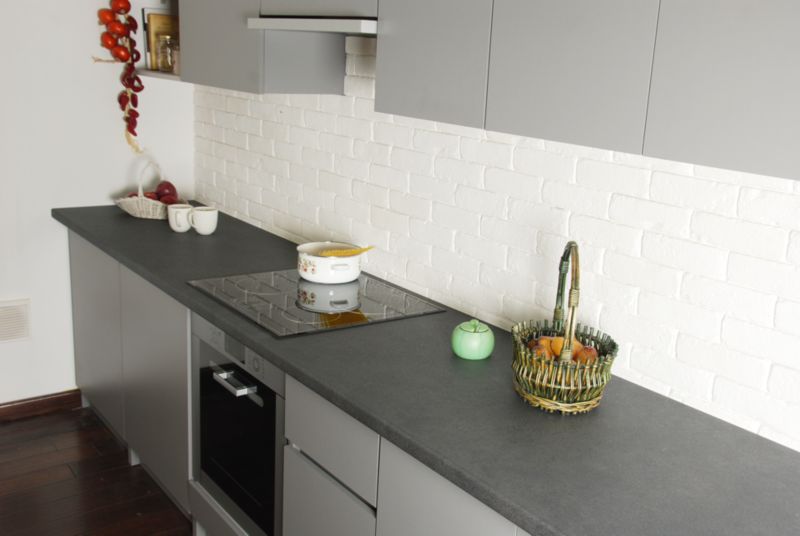 Laminatbord Biuro Styl 3,8 x 62 x 305 cm porfido grafito 135S