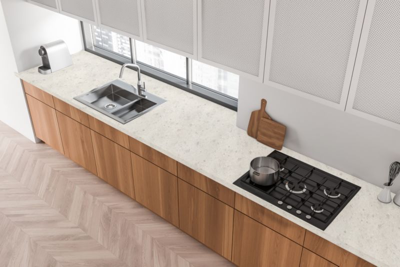 Laminatbord Biuro Styl 3,8 x 62 x 305 cm terrazzo crema 559S