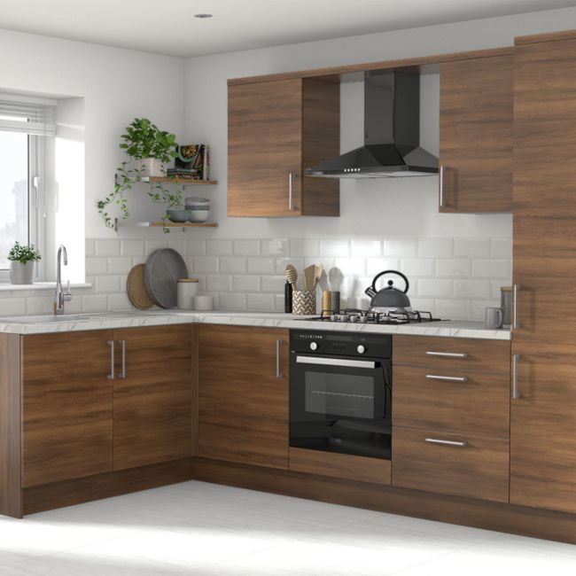 Maskeringspanel til hvidevareskab GoodHome Chia 59,7 x 11,5 cm med træstruktur