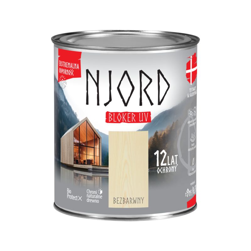 Njord UV-blokker klar 0,75 l