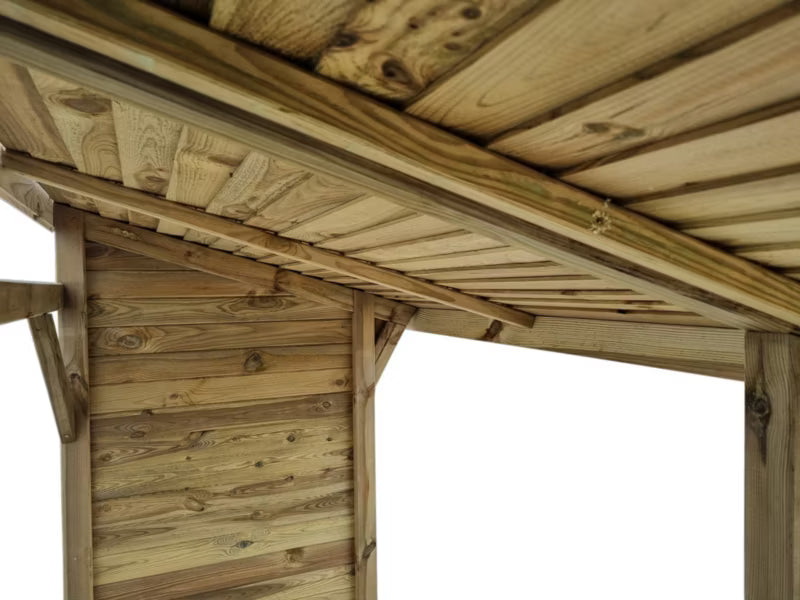 Brændely Dobbelt 280x111 cm Trykimprægneret Fyrretræ