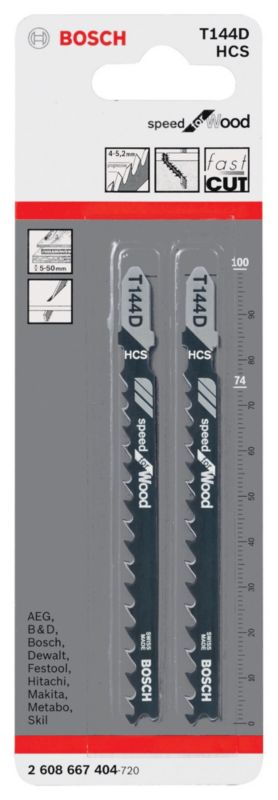 Bosch 144D bræddeblad 5-50 mm