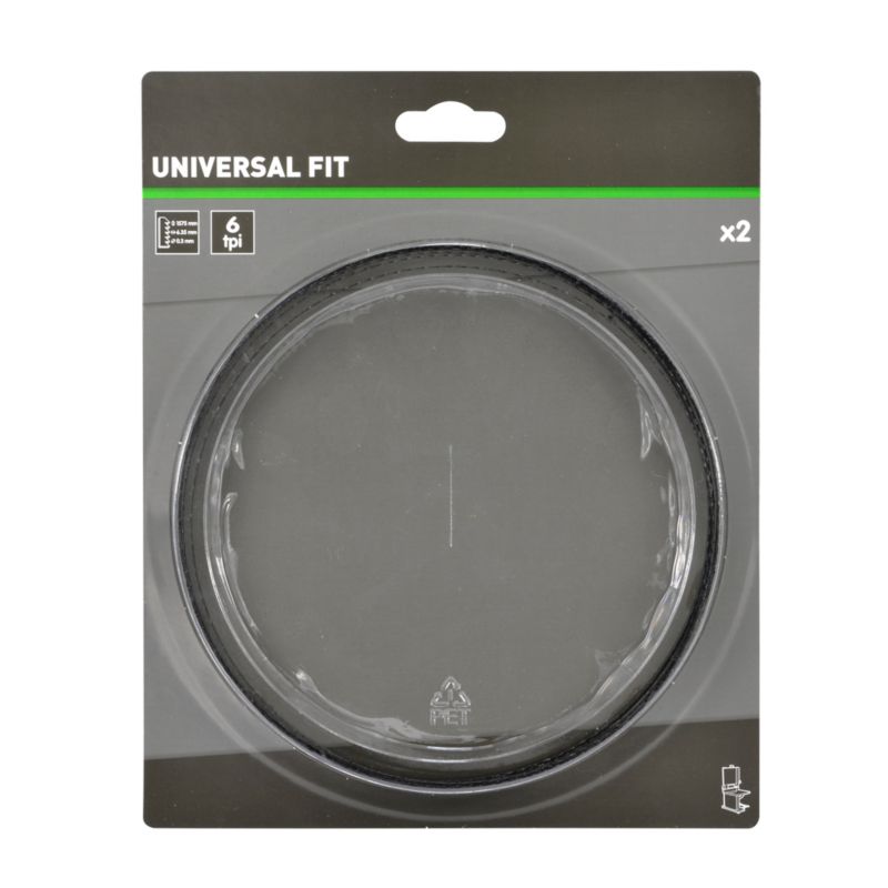 Universal båndsavklinge 1575 x 6,35 mm 6 TPI, 2 stk.