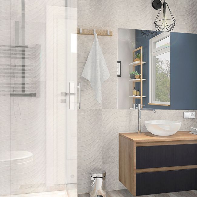 Frostbestandig sokkel Soft 8 x 45 cm ask