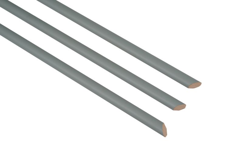 Kvartrundstav 60x10 mm Salviegrøn Mat 2150 mm