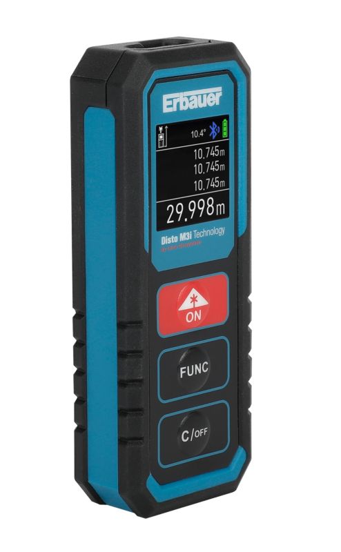 Erbauer afstandsmåler 1,5 mm præcision 30 m
