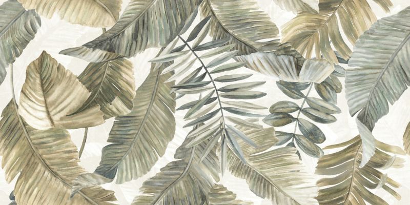 Dekor Tropical 120 x 60 cm grøn 0,72 m²