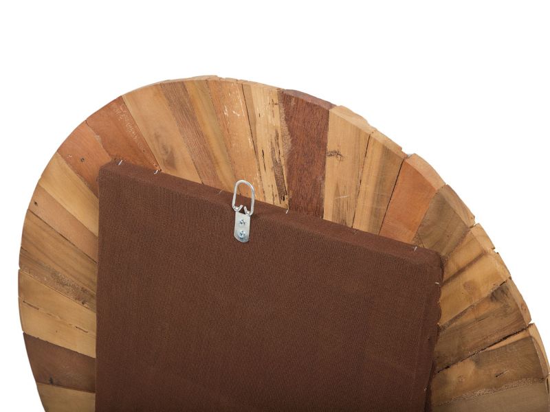 Vægsdekoration Morelia 60 cm Lys træ 1 stk.