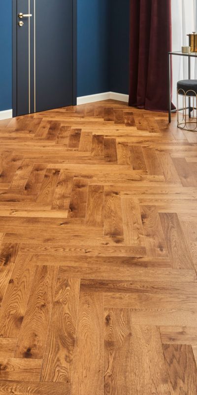 Trelags gulvbræt Barlinek klassisk fyrretræ Eg Cognac country 0,5 m²