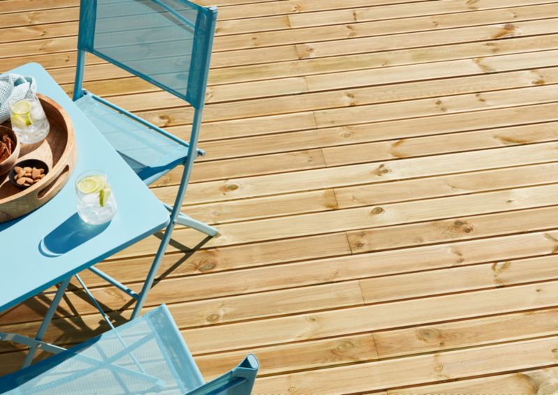 Træterrassebræt Blooma 2400 x 95 x 20 mm fyrretræ