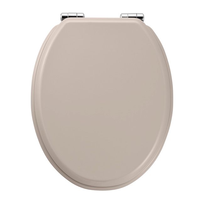 GoodHome Pilica MDF wc-sæde med soft-close i beige
