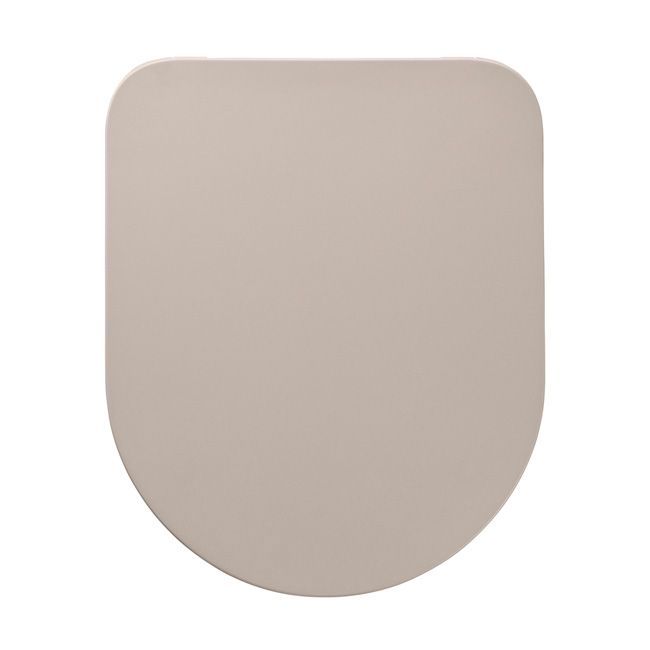 Toiletsæde Tanaro Beige Duroplast Blødt Lukkende 45x36,5 cm