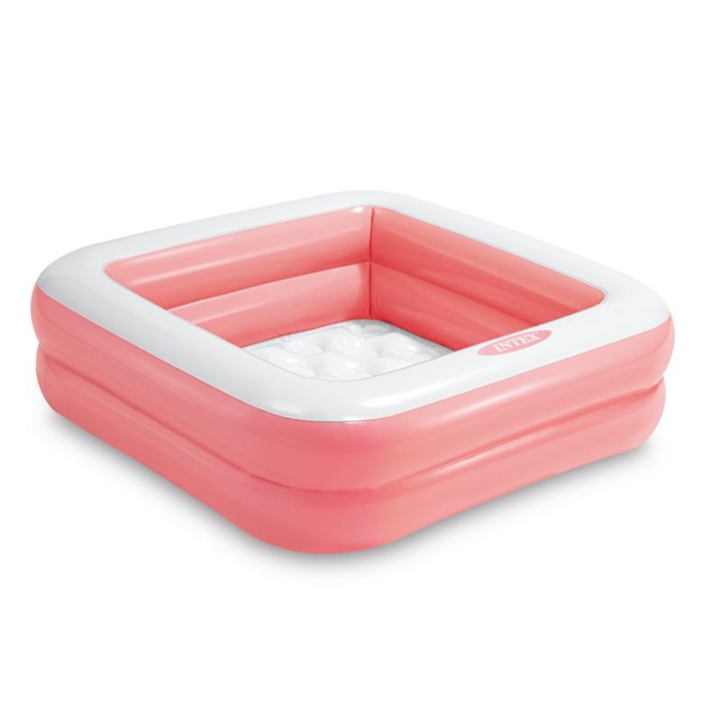 Dmuchany basenik Intex 57100 brodzik dla dzieci 86x86x25 cm pastelowo różowy 1 szt.