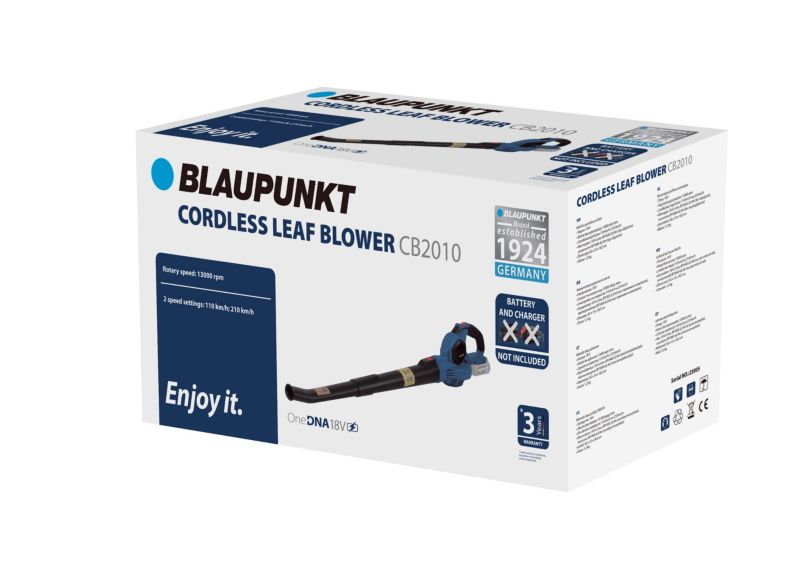 Blaupunkt CB2010 18V batteridrevet løvblæser, 1 stk.